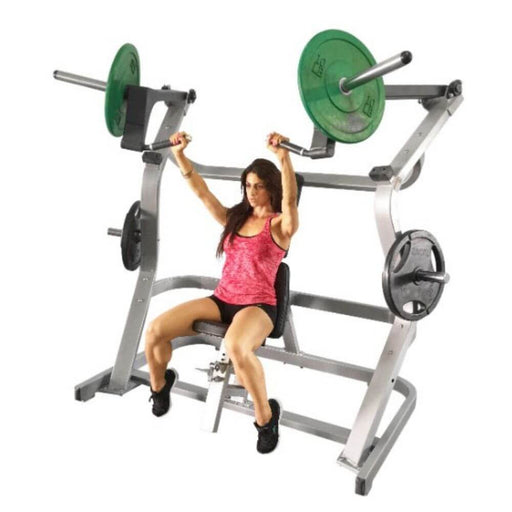 Muscle D Fitness MDP-1003 Power Leverage Iso Lateral Wide Chest Press 3D View With Model