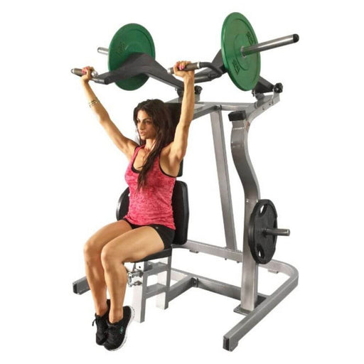 Muscle D Fitness MDP-1007 Power Leverage Iso Lateral Shoulder Press 3D View With Model