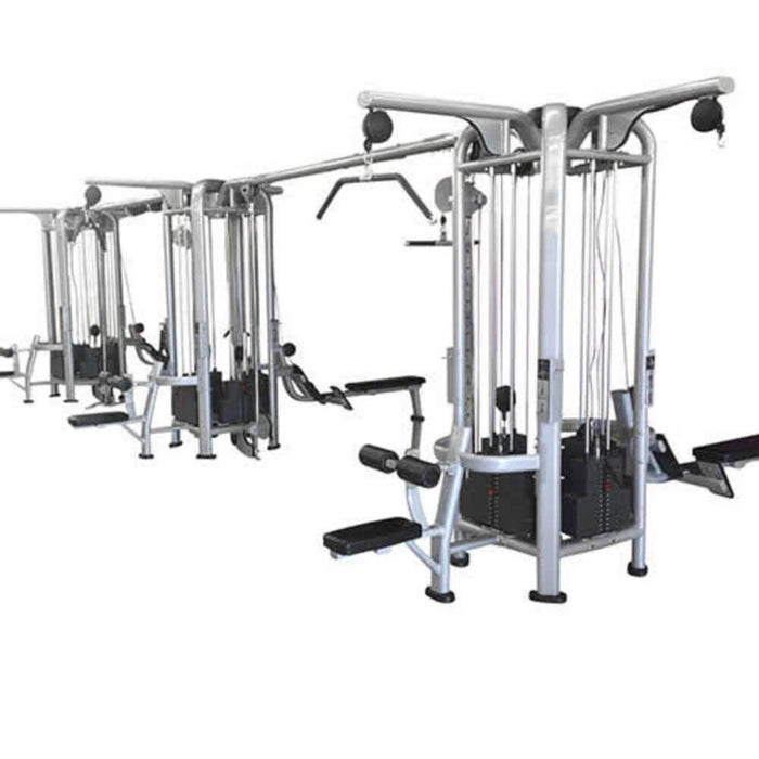 Muscle D Fitness Multi Stations Deluxe 12-Stack Jungle Gym Version A