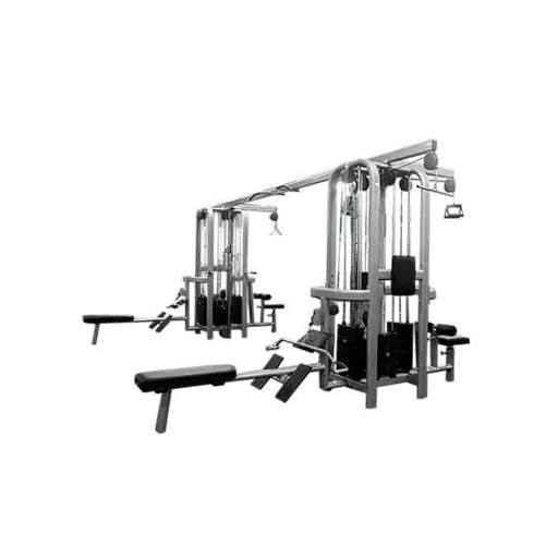 Muscle D Fitness Multi Stations Deluxe 8-Stack Jungle Gym Version A 3D View