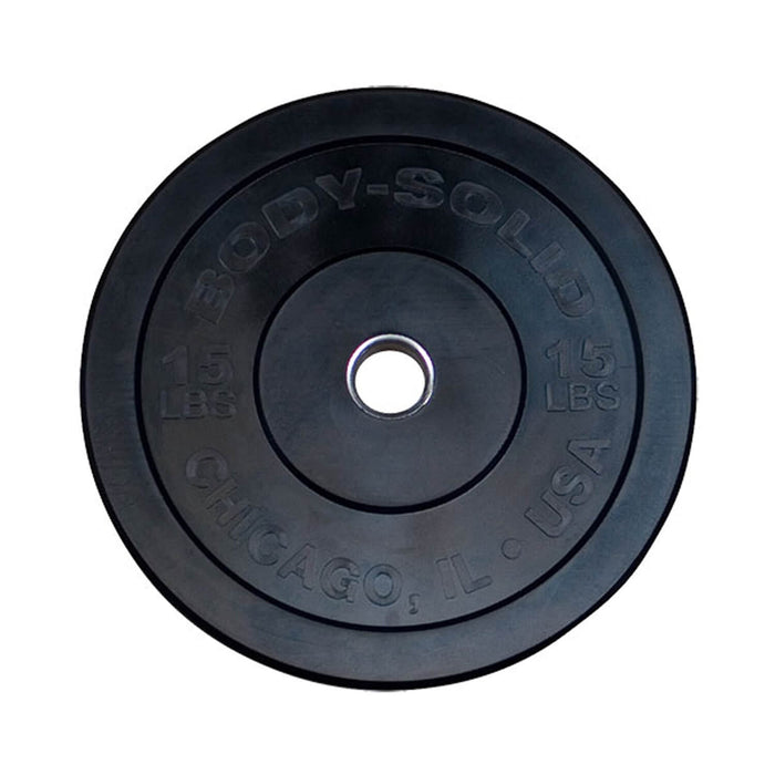 Body-Solid OBPX15 Chicago Extreme 15lb Bumper Plate