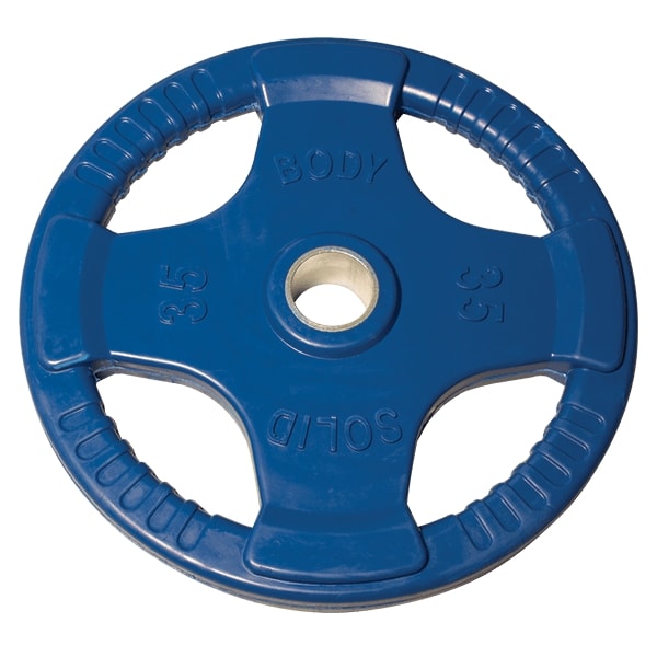 Body-Solid Colored Rubber Grip Olympic Plates ORC