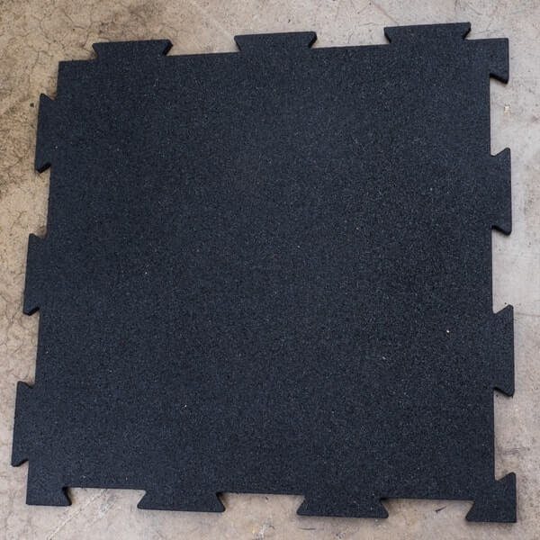 Body-Solid Tools Black Puzzle Floor Mats RFBST4PB