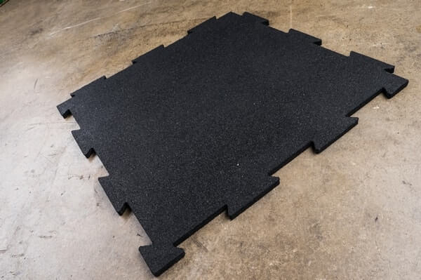 Body-Solid Tools Black Puzzle Floor Mats RFBST4PB