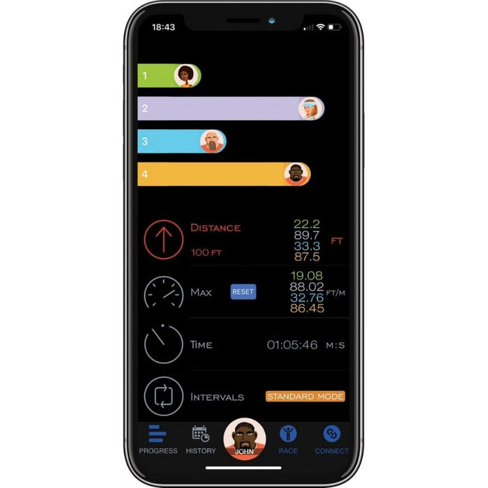 Ropeflex HIPERVISION TRAINING SYSTEM Interactive Training App Front View