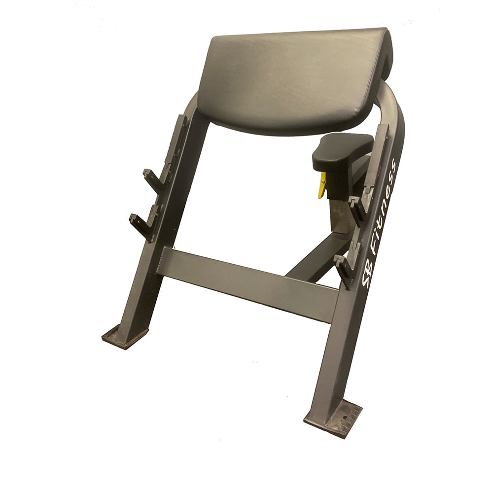 Arm Curl Weight Station Preacher Curl Weight Bench Seated