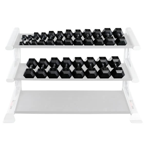 Body-Solid Rubber Hex Dumbbell Sets SDRS