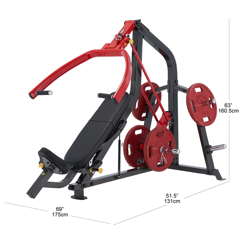 Steelflex PL2100 Chest Shoulder Incline Press Plate Loaded