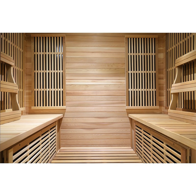 SunRay Roslyn HL400KS 4 Person Infrared Sauna — Strength Warehouse USA