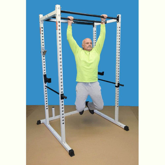 TDS-92680 Dual Pull Up Bar Power Rack Front View