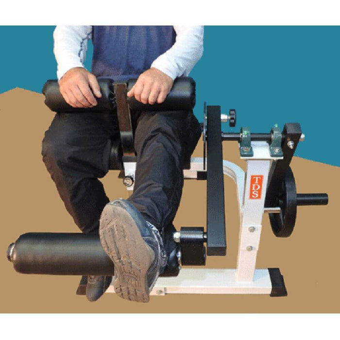 TDS C-8080G Seated Leg Curl & Extension Front View One Foot