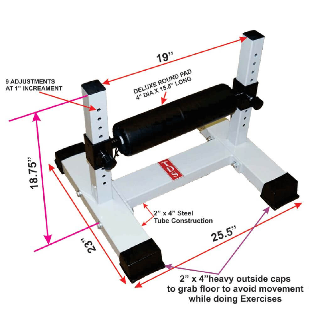 Squat best sale stand measurements