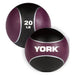 YORK Barbell 65106 Medicine Rubber Ball 20