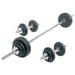 York Barbell Black Contour Cast Iron Dumbbell Barbell Sets Family