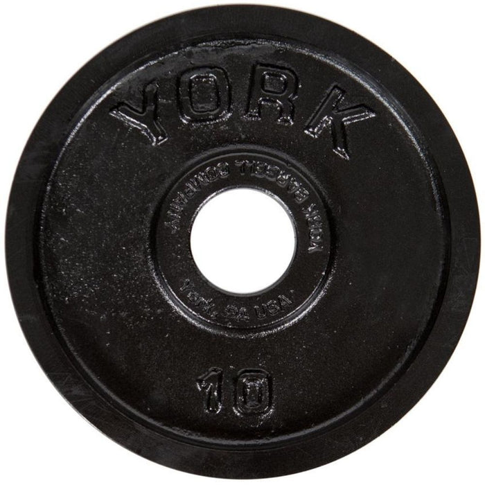 York Barbell Legacy Milled Cast Iron Plate 10 lbs