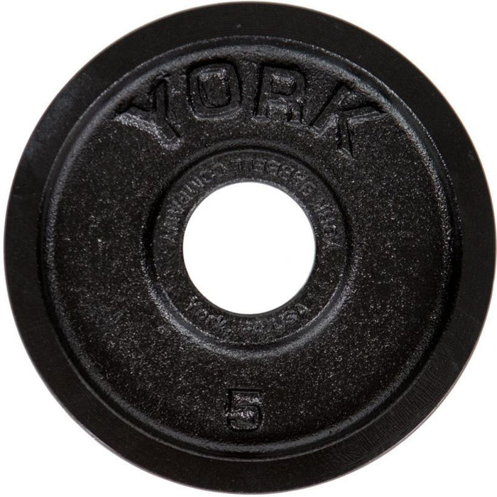 York Barbell Legacy Milled Cast Iron Plate 5 lbs