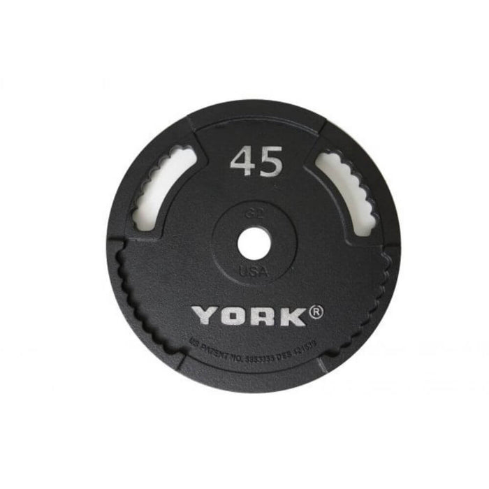 York Barbell 29000 G-2 Cast Iron Olympic Plates 45