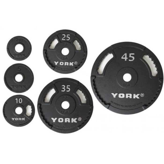 York Barbell 29000 G-2 Cast Iron Olympic Plates