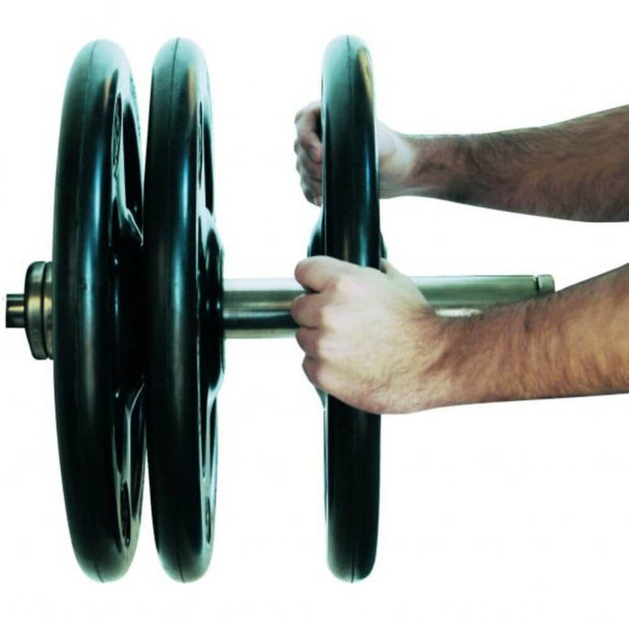 York Barbell 29010 Iso-Grip Steel Olympic Plate 2 Hand Grip