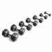 York Barbell 34002 Pro Hex Dumbbell Different weight