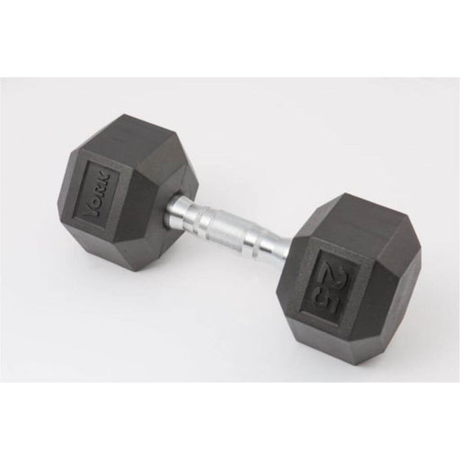 York Barbell 34050 Rubber Hex Dumbbell 3D View