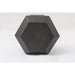 York Barbell 34050 Rubber Hex Dumbbell Hex View