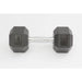 York Barbell 34090 Rubber Hex Dumbbell Set Front View