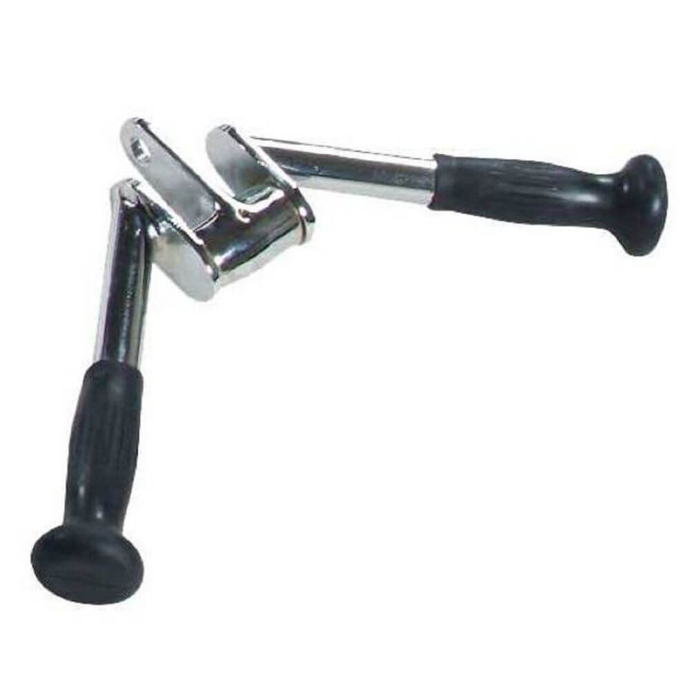 York Barbell Rubber Grip Revolving Triceps Full Extension Bar