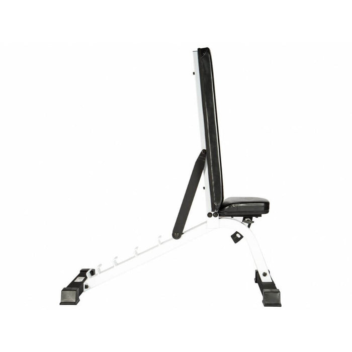 York Barbell 48003 FTS Flat-to-Incline Adjustable Utility Bench Press Side View