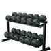 York Barbell 69126 Two Tier Pro-Hex Rack