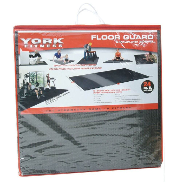York Barbell 2' x 2' Floorguards (4 Pack)