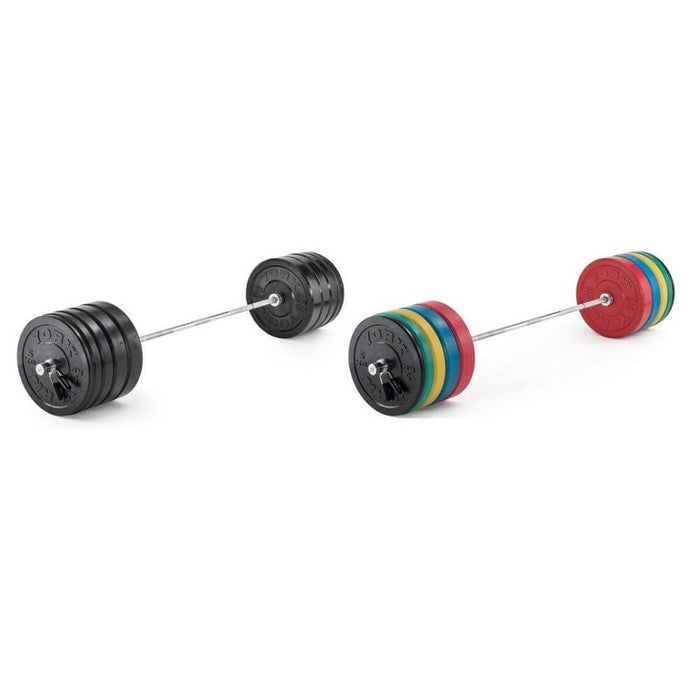 York Barbell  Bar With Plate