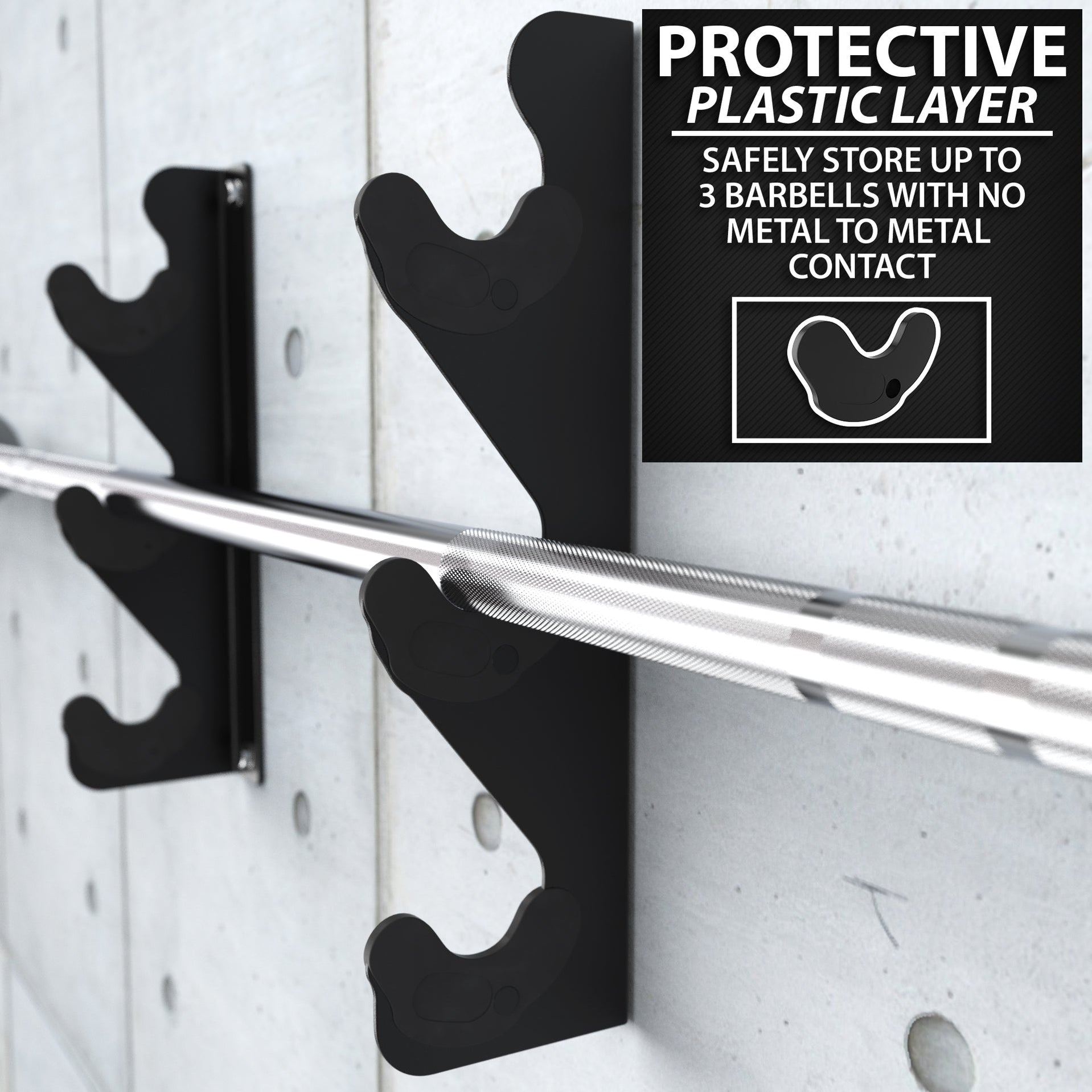 Synergee Barbell Gun Rack — Strength Warehouse USA