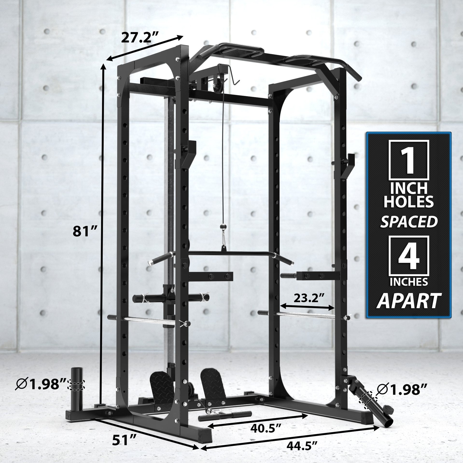 Synergee Power Rack With Pulley System - Buy Online — Strength ...