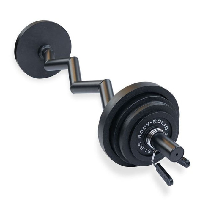 Body-Solid OB48F Fat Curl Bar with Weights