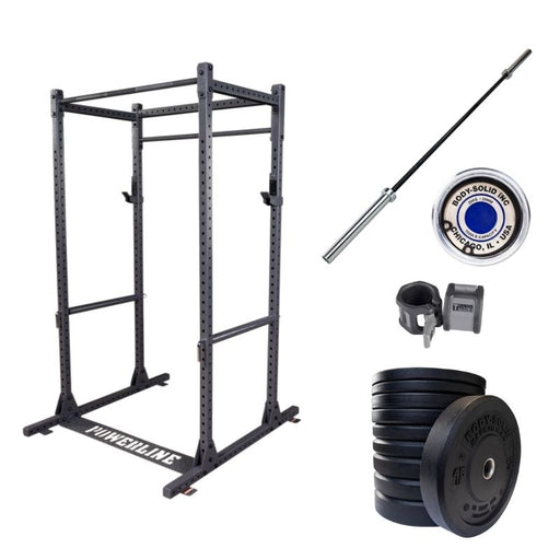 Body-Solid Basic Garage Gym Power Rack Package - Powerline PPR1000