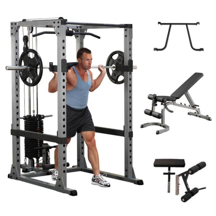 Body-Solid Pro Power Rack Gym Package GPR378P4