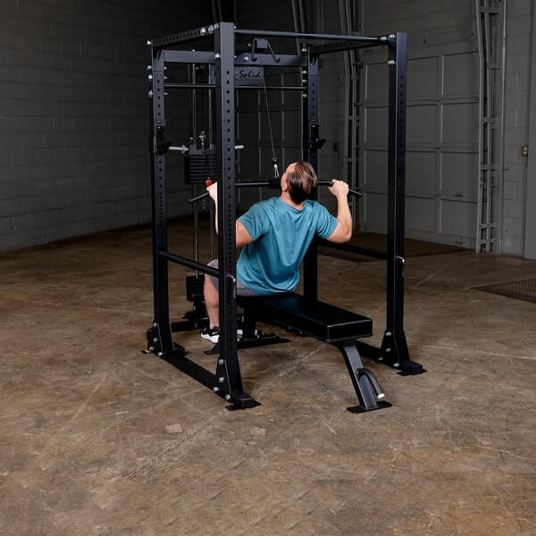 Body-Solid GPR400 Power Rack with GLA400 Lat Pull