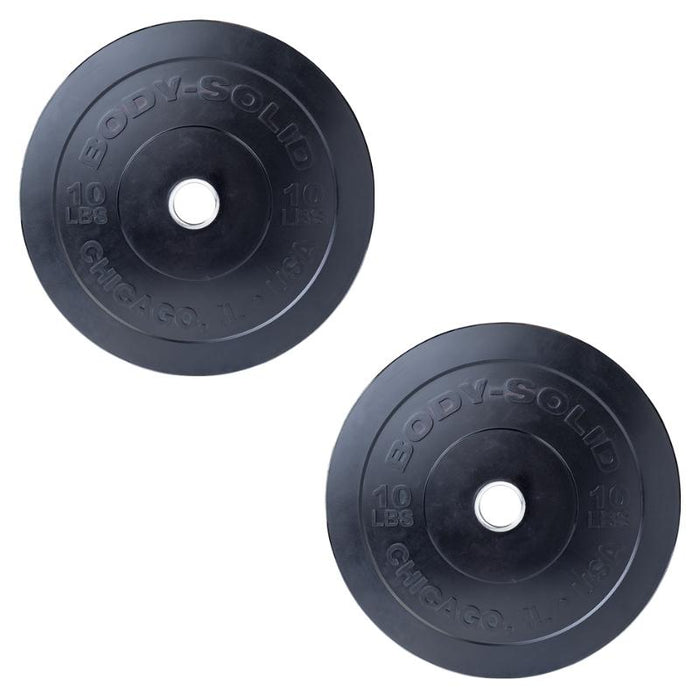 Body-Solid OBPX10 Chicago Extreme Bumper Plate - 10lb Pair