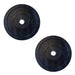 Body-Solid OBPX15 Chicago Extreme Black 15lb Bumper Plate Pair