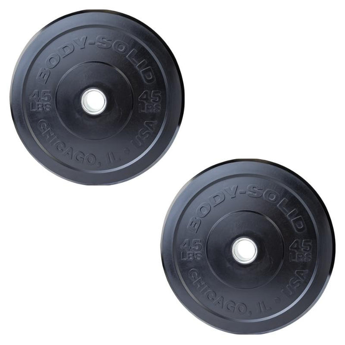 Body-Solid OBPX45 Chicago Extreme Bumper Plate - 45lb Pair