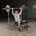 Body-Solid PowerCenter Combo Bench Lat Package GDIB46LP4 incline bench press