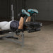 Body-Solid PowerCenter Combo Bench Lat Package GDIB46LP4 leg extension