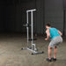 Body-Solid Powerline PLM180X Lat Pull Low Row Machine Exercise Figure 4