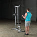 Body-Solid Powerline PLM180X Lat Pull Low Row Machine Exercise Figure 5