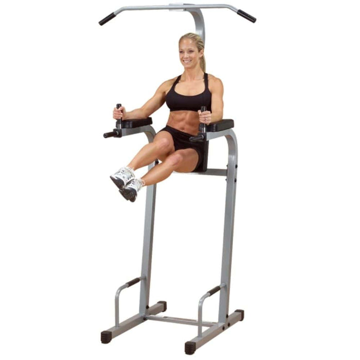 Body-Solid Powerline PVKC83X Vertical Knee Raise Chin Dip Leg Lift Twist