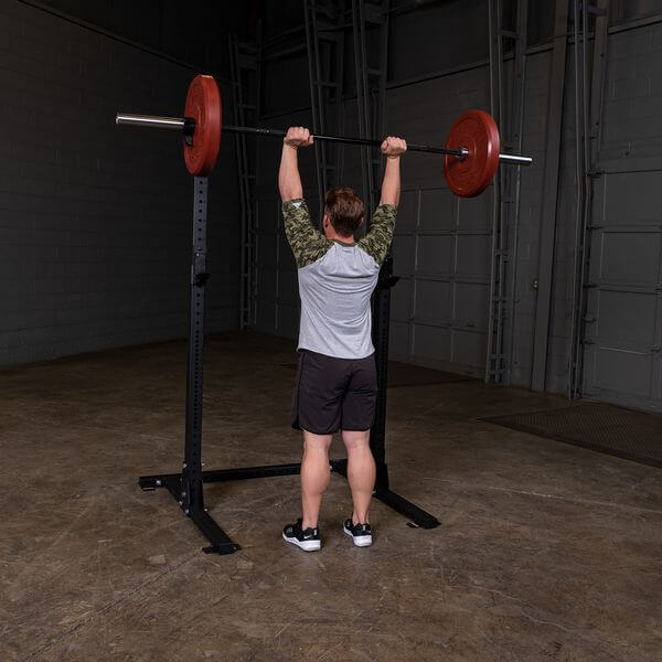 Body-Solid SPR250 Pro Club Squat Stand Male Shoulder Press