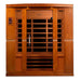 Dynamic Bergamo Low EMF Far Infrared Sauna DYN-6440-01 Front View Closed