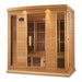 Maxxus MX-K406-01 Low EMF FAR Infrared Carbon Canadian Hemlock Sauna Facing Left