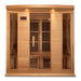 Maxxus MX-K406-01 Low EMF FAR Infrared Carbon Canadian Hemlock Sauna Front View Closed
